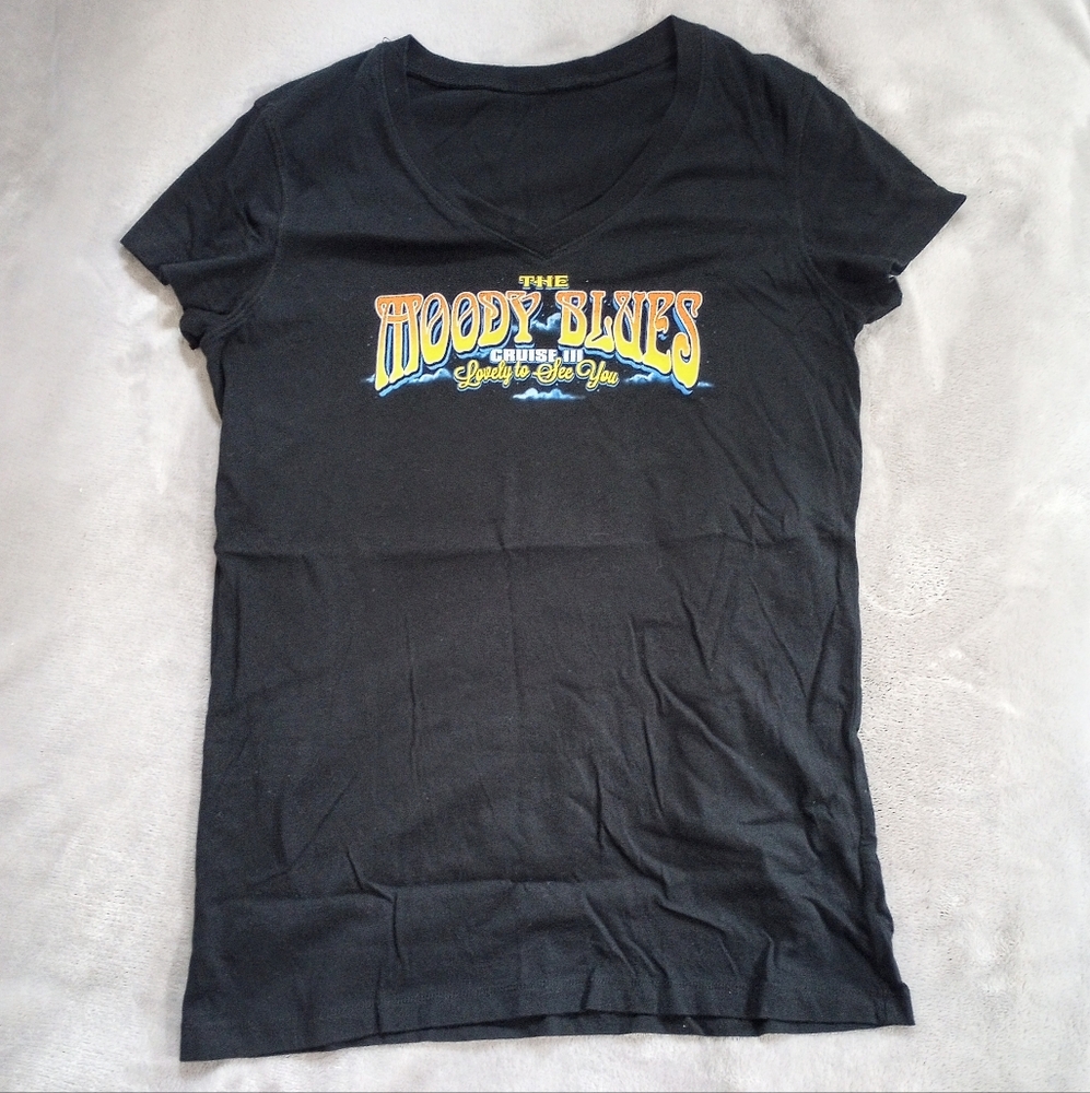 Moody Blues Band Tee T-shirt Private Island Cruise